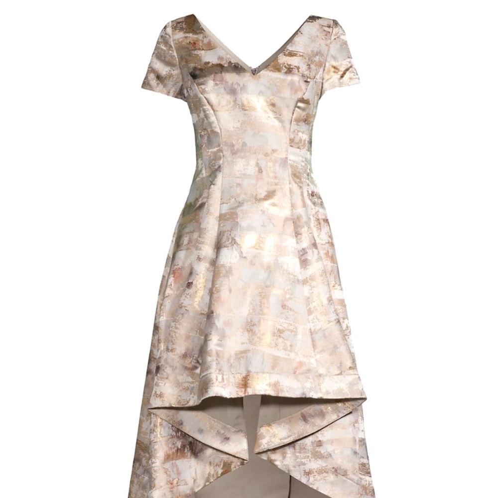 Beautiful Shani high low metallic dress